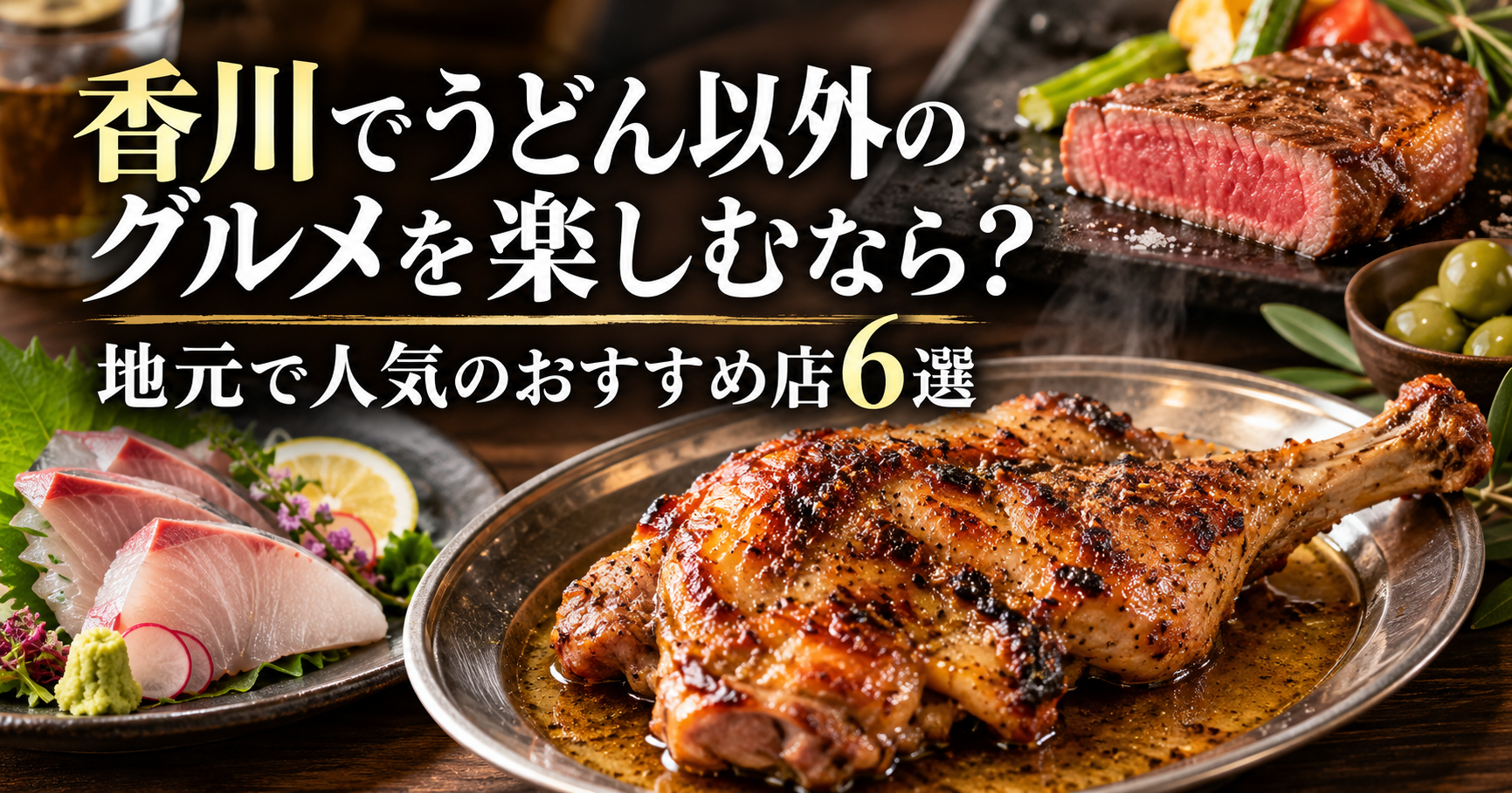 骨付鳥やオリーブ牛など香川のうどん以外の人気グルメ6選